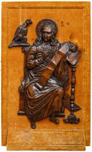 17th century, Panel with Saint John the Evangelist